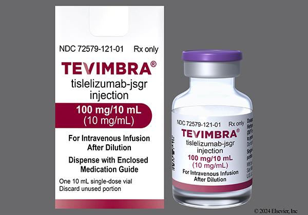 yellow - TEVIMBRA 100mg/10mL Solution for Injection