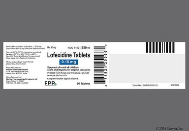 Peach Round C And 71 - Lofexidine 0.18mg Tablet