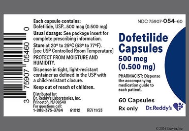 Orange, White Capsule ML 500 - Dofetilide 500mcg Capsule