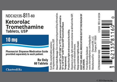 White Round Ce 203 - Ketorolac Tromethamine 10mg Tablet
