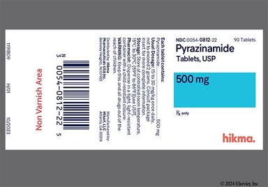 White Round Vp  012 - Pyrazinamide 500mg Tablet