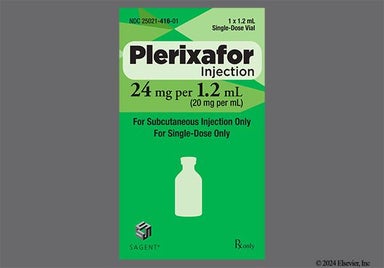 yellow - Plerixafor 24mg/1.2ml Solution for Injection