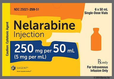 colorless - Nelarabine 250mg/50mL Solution for Injection