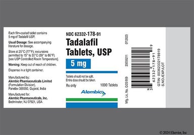 Yellow Round 337 - Tadalafil 5mg Tablet