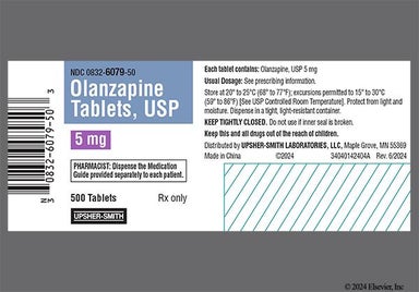 White Round 12 - Olanzapine 5mg Tablet