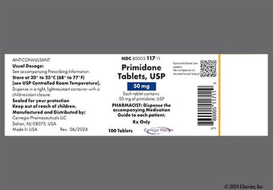 White Round Cp 11 - Primidone 50mg Tablet