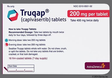 Beige Oblong CAV 200 - Truqap 200mg Tablet