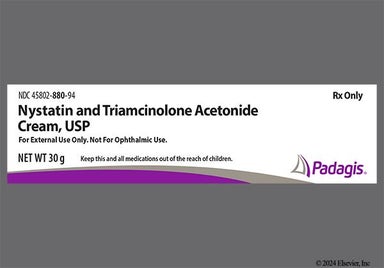 yellow - Nystatin/Triamcinolone Acetonide 100000unit/g-0.1% Topical Cream
