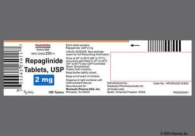 Peach Round Ml 26 - Repaglinide 2mg Tablet