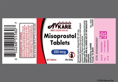 White Round 10 07 - Misoprostol 200mcg Tablet