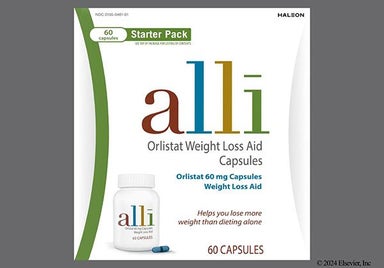 Blue Orlistat 60 - alli 60mg Capsule Starter Pack