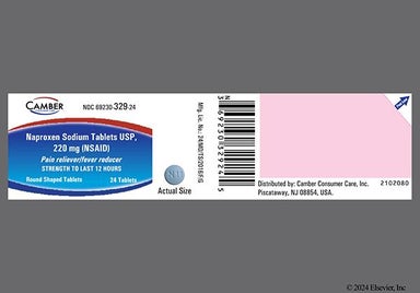 Blue Round N11 And H - Naproxen Sodium 220mg Tablet