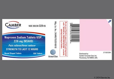 Blue Round N11 And H - Naproxen Sodium 220mg Tablet