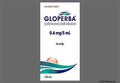 red - GLOPERBA 0.6mg/5mL Solution