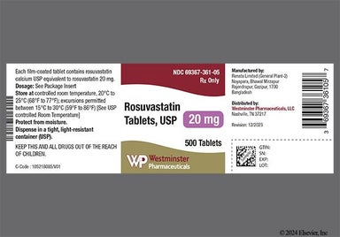 Pink Round Rs2 - Rosuvastatin Calcium 20mg Tablet