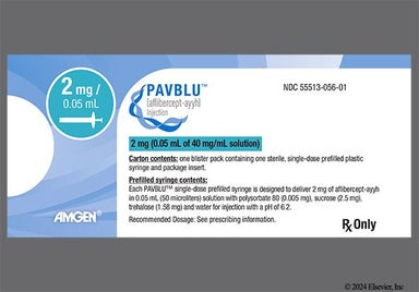 yellow - PAVBLU 2mg/0.05mL Solution for Injection