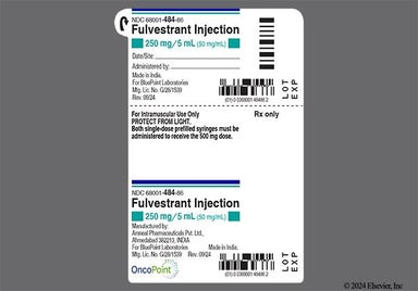 yellow - Fulvestrant 250mg/5mL Prefilled Syringe Solution for Injection