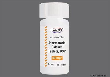 White Oval 40 And A 55 - Atorvastatin Calcium 40mg Tablet