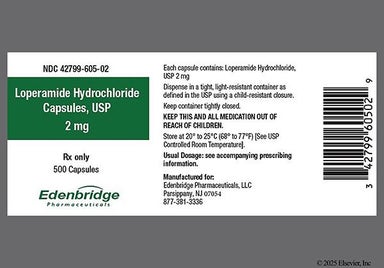 Brown Logo 605 - Loperamide Hydrochloride 2mg Capsule