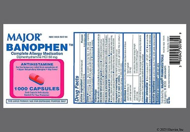 Pink Capsule CPC 836 - Banophen 50mg Capsule