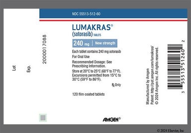 Yellow Oval Amg And 240 - LUMAKRAS 240mg Tablet