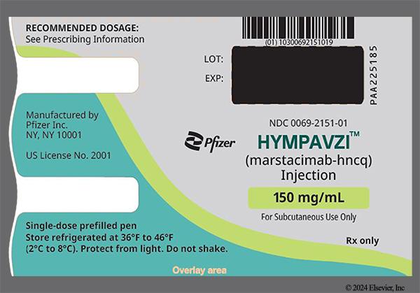 yellow - HYMPAVZI 150mg/mL Prefilled Pen Solution for Injection