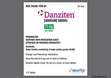 Pink Oblong N5 - Danziten 71mg Tablet