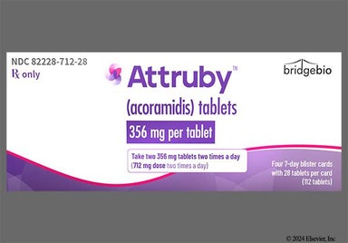 White Oval Logo Acor - Attruby 356mg Tablet