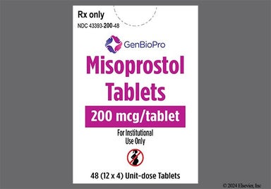 White Round 10 07 - Misoprostol 200mcg Tablet