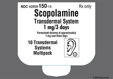 Tan Round Scopolamine 1 Mg/3 Days - Scopolamine 1mg/3 days Transdermal System