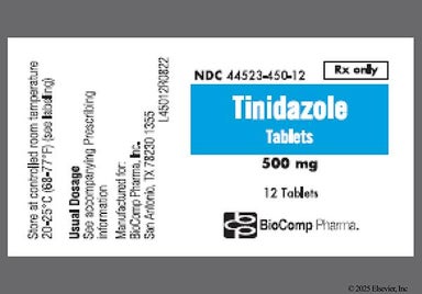 Pink Oval 500 And Tm - Tinidazole 500mg Tablet