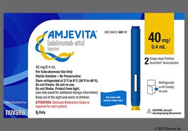 yellow - AMJEVITA SureClick 40mg/0.4mL Autoinjector Solution for Injection