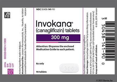 White Oblong 300 And Cfz - Invokana 300mg Tablet