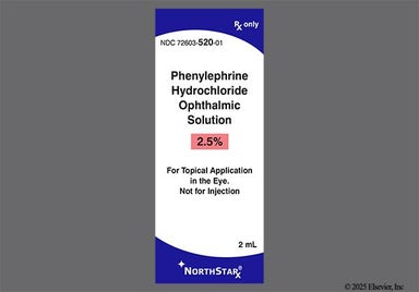 yellow - Phenylephrine Hydrochloride 2.5% Ophthalmic Solution