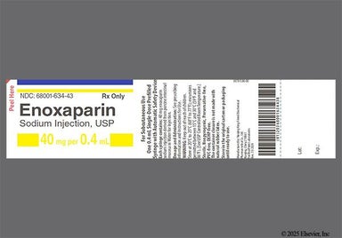 yellow - Enoxaparin Sodium 40mg/0.4mL Solution for Injection