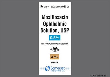 yellow - Moxifloxacin 0.5% Ophthalmic Solution