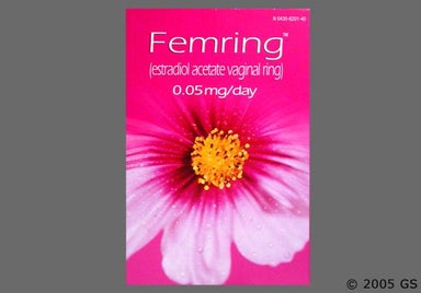 White Round - Femring 0.05mg/24hr Vaginal Insert