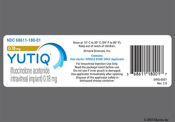 brown - YUTIQ 0.18mg Ophthalmic Implant