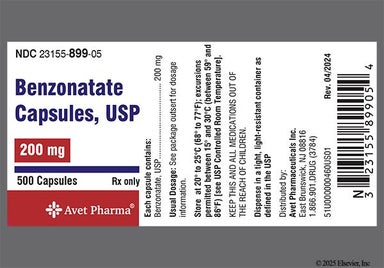 Yellow 200 - Benzonatate 200mg Liquid Filled Capsule