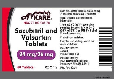 Purple Oval S1 - Sacubitril/Valsartan 24mg-26mg Tablet