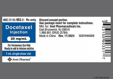 yellow and brown - Docetaxel 20mg/mL Concentrate Solution for Injection