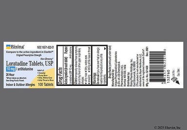 White Round 10 And P - Loratadine 10mg Tablet