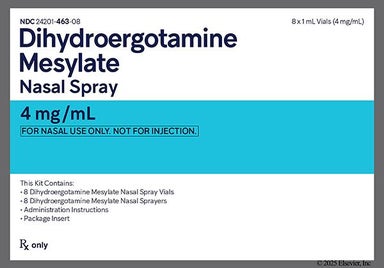 yellow - Dihydroergotamine Mesylate 4mg/mL Nasal Spray