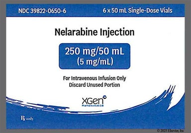 colorless - Nelarabine 250mg/50mL Solution for Injection