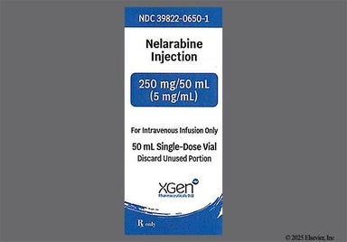 colorless - Nelarabine 250mg/50mL Solution for Injection