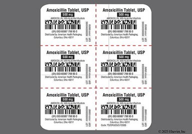 Pink Oblong 66 - Amoxicillin 500mg Tablet