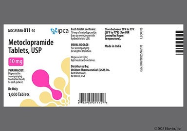 White Oblong Rf 11 - Metoclopramide Hydrochloride 10mg Tablet