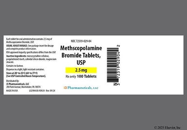 White Round S15 - Methscopolamine Bromide 2.5mg Tablet