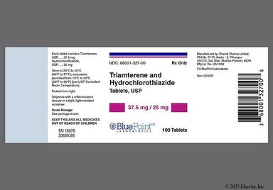 Green Oval Apo And 37.5 25 - Triamterene/Hydrochlorothiazide 37.5mg-25mg Tablet