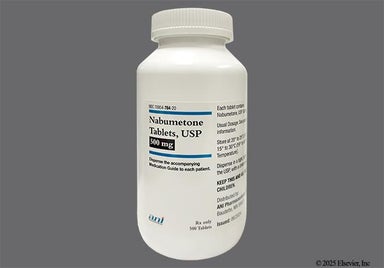 White Oval N784 - Nabumetone 500mg Tablet